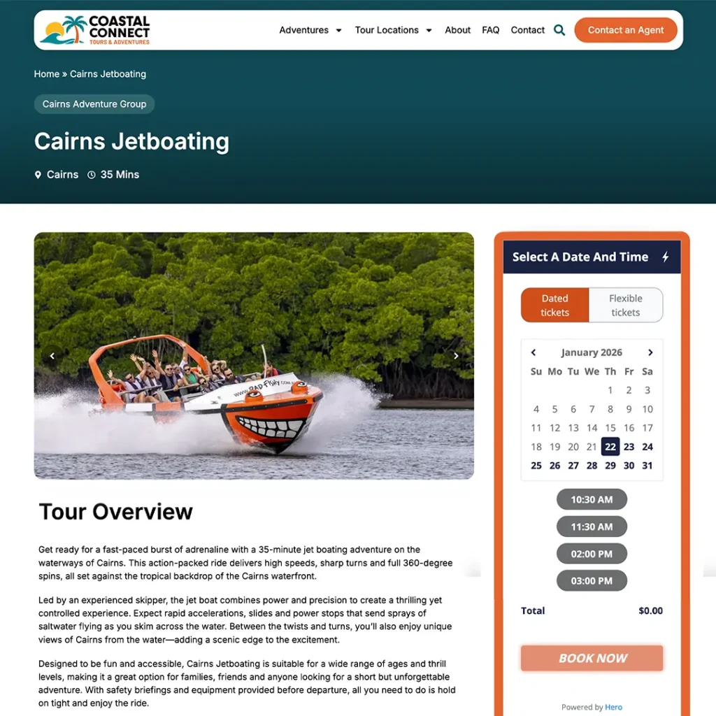 Coastal Connect FNQ Tour Page